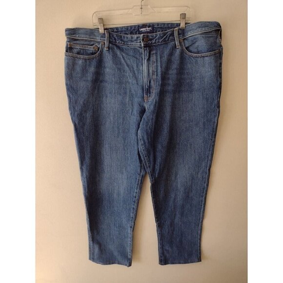 Lands' End Square Rigger Traditional Fit Jeans Men's Size 44 Denim Medium Blue - Picture 1 of 16
